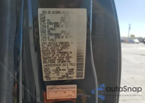 2002 Nissan Frontier Crew Cab Sc z USA, uszkodzony, nr VIN 1N6MD29Y62C321761